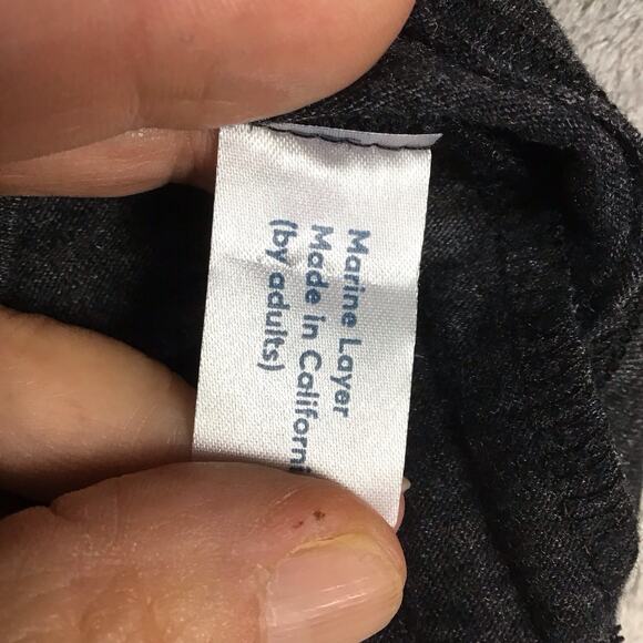 Marine Layer Women’s XS Gray Pullover Mock Neck Shirt Long Sleeve USA - Picture 7 of 10